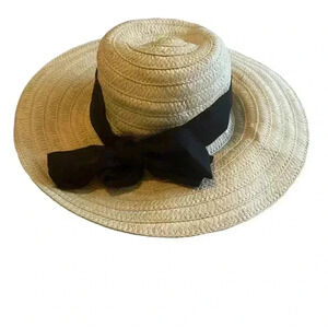 Paper Summer Straw Hat Women Big Wide Brim Beach Hat Sun Hat